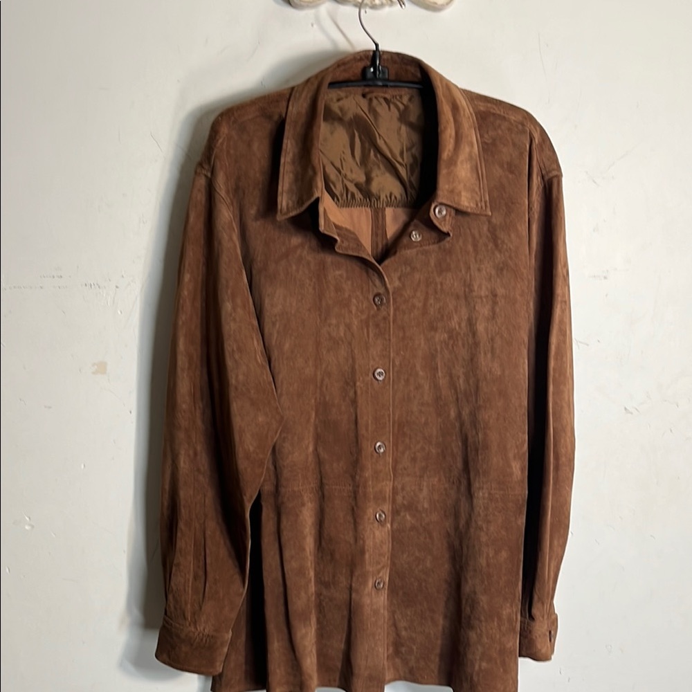 Leather Shirt / Jacket / Shacket - image 1
